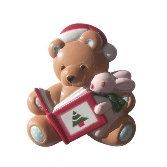 🎯 10 for $10 / Vintage Bear with Bunny Magnet - Picture 3 of 6